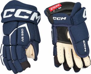 CCM Tacks AS 580 JR 10 Navy/White Eishockey-Handschuhe