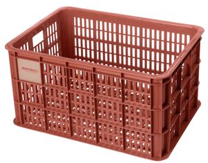 Fahrradkasten Basil Crate L, 49,8x39x26,5cm,terra red,40ltr, Kunstst.