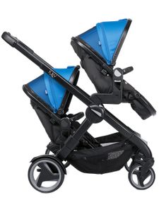 kinderwagen Double Stroller108 cm Polyster/Aluminium blau
