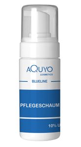 Blueline Fußschaum & Körperschaum für sehr trockene Haut und Füße, Schaum mit 10% Urea zur Pflege für empfindliche und rissige Haut | parfümfrei, silikonfrei, parabenfrei (100ml)