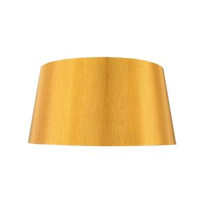 Lampenschirm Stoff rund 60 cm konisch in Gold für Stehlampe Pendelleuchte Textilschirm