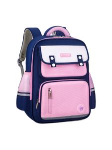 Uni Kissen Bookbag Im Freien Multi Taschen Rucksack Großer Kapazität Pink Blue-L