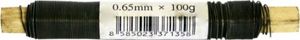 Železný drôt na kvety čierny 0,65mm 100g
