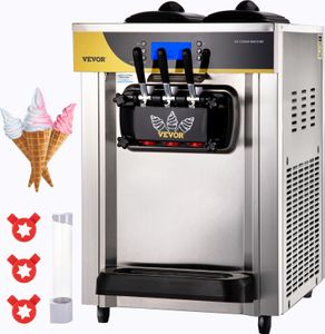VEVOR Eismaschinen Kommerzielle Softeismaschine 2200 W 22-30 L/Std. 3 Geschmack mit LCD-Display Eiscrememaschine Speiseeismaschine VEVOR Eismaschinen Kommerzielle Softeismaschine 2200 W 22-30 L/Std. 3 Geschmack mit LCD-Display Eiscrememaschine Speiseeismaschine