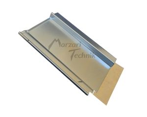 Marzari Photovoltaik Metalldachplatte Typ Ton 251 verzinkt - 0% nach §12 Abs. 3 UstG