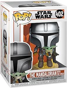 POP! Star Wars - The Mandalorian flying with Jet Pack (12,1 cm)