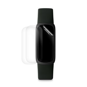 kwmobile 3x Transparente Displayschutzfolie kompatibel mit Fitbit Inspire 3 - Schutzfolie für Fitness Tracker Displayschutz