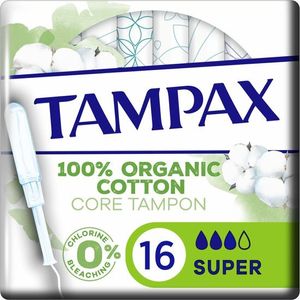 Tampax Organic Super Tampon 16 Pcs