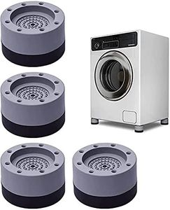 4 Stück Schwingungsdämpfer, Universal Antivibrationsmatte waschmaschinenunterlage, Vibration Dämpfer Pads, Waschmaschine Füße für Waschmaschine & Trockner (3,5cm)