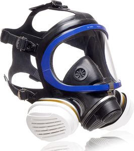 Dräger X-plore 5500 Vollmasken-Set inkl. A2P3 Kombi-Filter - Universalgröße - Atemschutz-Maske für Maler & Lackierer gegen Gase, Dämpfe, Fein-Staub/Partikel