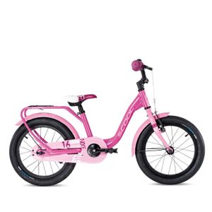 S'COOL niXe Kinderfahrrad | 16 Zoll Fahrrad für Kinder und Jugendliche | Fahrrad für Mädchen mit ergonomischer Sitzposition | Kinderfahrrad mit hochwertigen Komponenten
