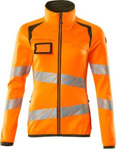 MASCOT® Fleecepullover mit Reißverschluss 19153-315-1433 Hi-vis Orange/Moosgrün 4XL