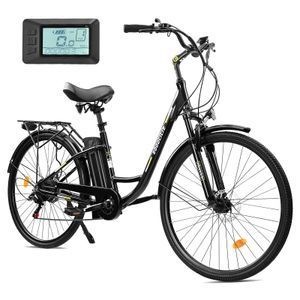 eboocicle E-Bike Damen Pedelec 28 Zoll E-Citybike mit 36V 13Ah Lithium-Akku Bis zu 100KM Reichweite,250W Motor,Shimano 7-Gang,Trekkingrad Elektrofahr