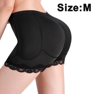 Unterwäsche Shorts für Frauen Hohe Taille Shapewear Butt Lifter Höschen Hohe Taille Body Shaper Shorts,Black,M