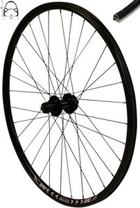 REDONDO 28 Zoll Hinterrad Laufrad Fahrrad V-Profil Felge Schwarz 6-Loch Disc