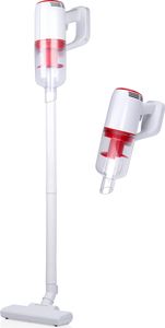 Dirt Devil 2-in-1 Akku Staubsauger - DD9001 - 80W - Hand- und Stielstaubsauger - Inkl. Kombibürste und Düse - Akkulaufzeit bis zu 25 Minuten - 2 Einstellungen - weiß/Rot Dirt Devil 2-in-1 Akku Staubsauger - DD9001 - 80W - Hand- und Stielstaubsauger - Inkl. Kombibürste und Düse - Akkulaufzeit bis zu 25 Minuten - 2 Einstellungen - weiß/Rot