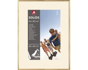 Bilderrahmen Kunststoff gold 60x80 cm