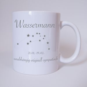 Sternzeichen Wassermann - Tasse