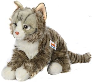 Uni-Toys - Norwegische Waldkatze - 46 cm (Länge) - Plüsch-Katze -  Plüschtier, Kuscheltier