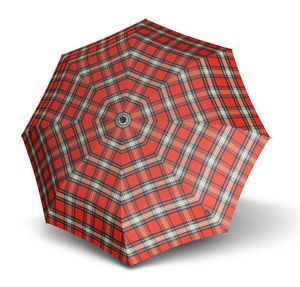 Knirps Smart & Casual Line Minimatic Light Umbrella Red Check