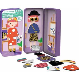 mierEdu - Magnetspiel Box Dress Up - Künstler zum Ankleiden I Fördert Motorik + Fantasie I Ideal für Zuhause und als Reisespiel für Kinder I Magnet Spielzeug Kinder I Spielzeug ab 3 Jahre