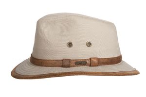 Hatland - UV-Fedora-Hut für Herren - Rayburn - Beige