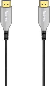 hama HDMI Kabel 10,0 m silber, 1 St.