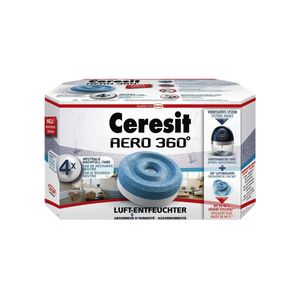 Henkel Ceresit Luft-Entfeuchter-Tabs AERO 360 Nachfüller 4x450g Granulat