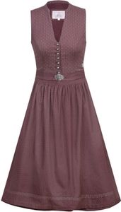 Mini Dirndl Karina in Weinrot von Marjo, Größe:40