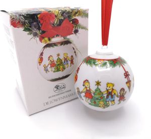 Porzellankugel Weihnachtskugel 1997 - Hutschenreuther - in