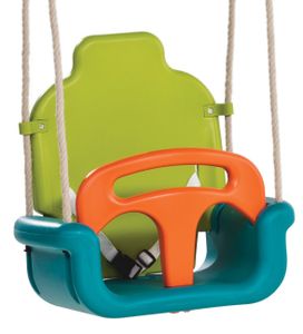 AXI Babysitz Schaukel 3 in 1 für Babys & Kleinkinder | Sitz für Indoor / Outdoor Babyschaukel aus Kunststoff / Plastik | 12 bis 36 Monate