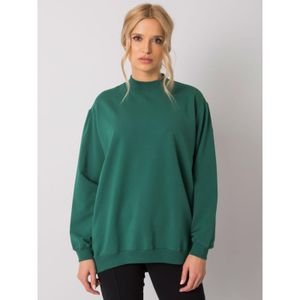 Damen Sweatshirt TWIST dunkelgrün S-M