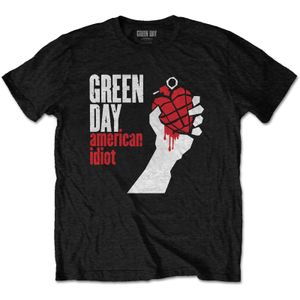 Green Day - "American Idiot" T-Shirt für Herren/Damen Unisex RO4271 (5XL) (Schwarz)