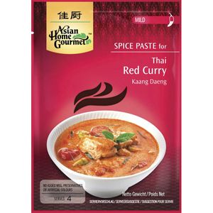 [ 50g ] ASIAN HOME GOURMET Würzpaste für thailändisches rotes Curry / Kaang Daeng