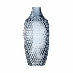 LEONARDO Poesia, Flaschenförmige Vase, Glas, Blau, Tisch, Indoor, 300 mm