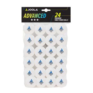 Joola 24 Tischtennisbälle Advanced Training *** 40+ weiß