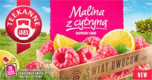 Teekanne Świat Owoców Früchteteemischung Himbeere & Zitrone 45 G (20 X 2,25 G)
