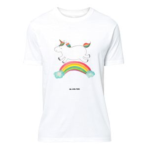 Mr. & Mrs. Panda Größe XL T-Shirt Einhorn Regenbogen - Weiß - Geschenk, Sprüche, Erwachsenwerden, Geburstag, Einhorn Deko, T-Shirt mit Spruch, Unicorn, Tshirt, Pegasus