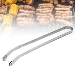 Leap BBQ Grillzange Drehbar, 38cm Wurst Grillzange Edelstahl, Wendezange, Grillzange zum Servieren von Speisen, Grill Zange Long Handle - Antiscalding, 2024 Neue Küchenhelfer für Camping-Kochzubehör (1PCS)