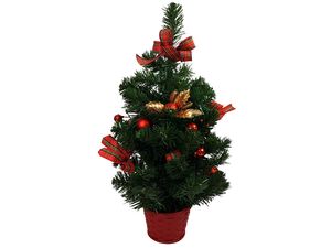 Geschmückter Weihnachtsbaum 50cm