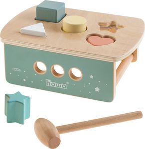 howa Klopfbank Hammerbank Sortierspiel 'space' aus Holz 6021