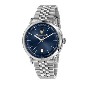 Maserati R8853118021 Herren-Armbanduhr Epoca Stahl/Blau