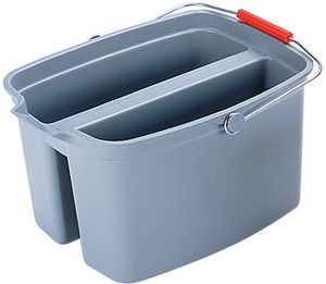 Doppelter Eimer, Rubbermaid - Grau