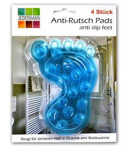 4x Duscheinlage Anti-Rutsch Pads Badematte Dusch- & Wanneneinlagen