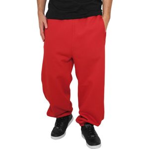 URBAN CLASSICS HERREN SWEATPANTS SPORTHOSE JOGGINGHOSE VIELE FARBEN, Größe:3XL, Farbe:red