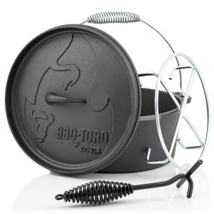 BBQ-Toro Dutch Oven DO45AX, liatinový hrniec Alpha 3,1 l, liatinový hrniec