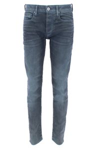 G-Star Raw Denim - 3301 Slim Loomer Grey Stretch Denim Herren Jeans, G-Star Farben / Passform:DK Aged Cobler, Jeans Größen:W34/L32