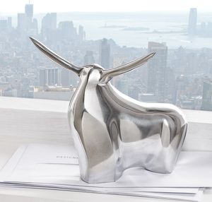 Design Accessoire BIG BULL Metall-Aluminium Legierung Briefbeschwerer