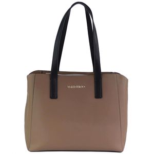 VALENTINO BAGS Cous Shopper Taupe / Schwarz