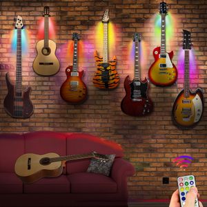Jayseuw 3x Gitarrenhalter für Die Wand Gitarren Wandhalterung Gitarren Zubehör Gitarrenhalter Wandhalter Gitarre Ukulele Ständer